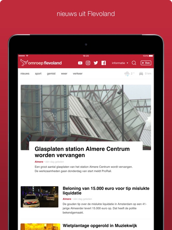 Screenshot #4 pour Omroep Flevoland