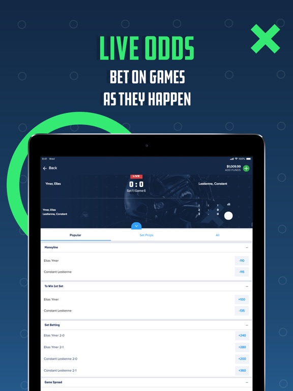 iPad Image of FanDuel Sportsbook & Casino