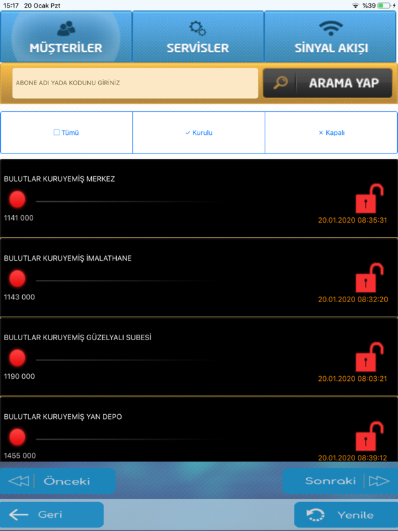 Screenshot #6 pour Ful Alarm Sinyal Takibi