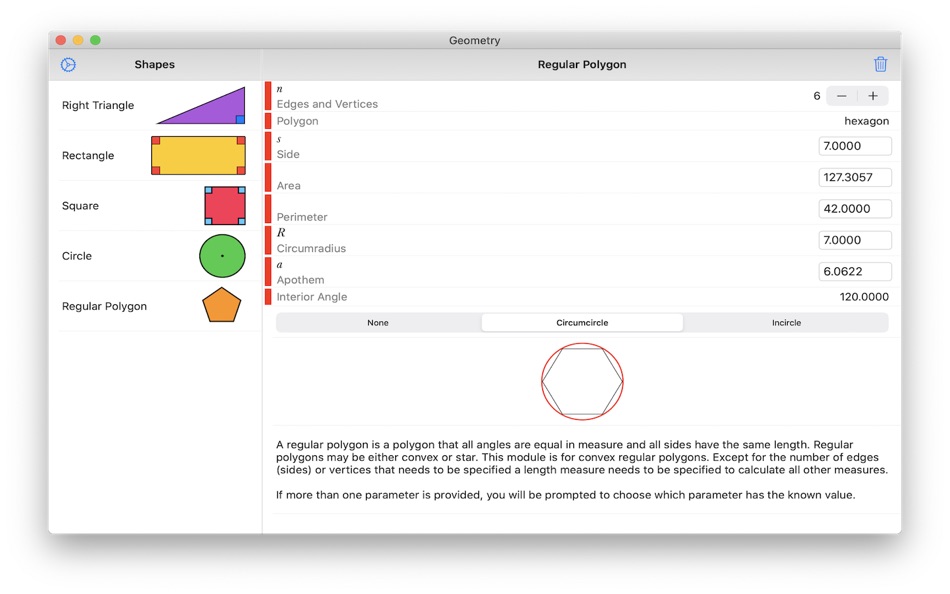 #6. Geometry Calculator+++ (macOS) 由: Dogahe