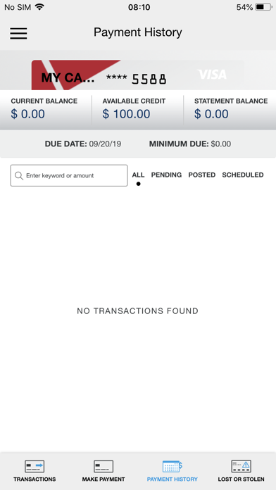 AmeriCU Cards Screenshot