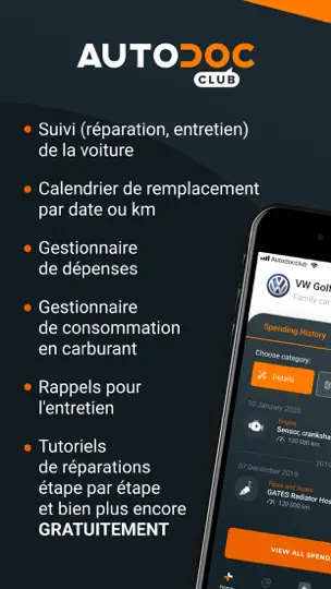Capture d'écran de AUTODOC CLUB - Entretien Auto sur iPhone 1