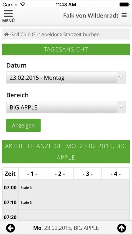PC CADDIE Golf Club App