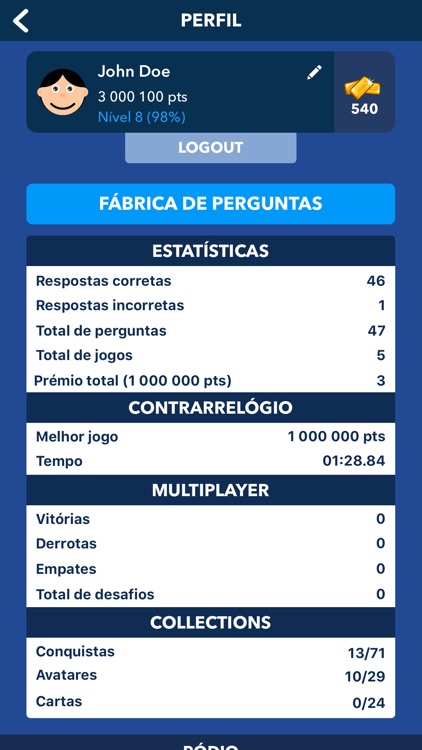 Quiz Conhecimentos Gerais BR screenshot-7