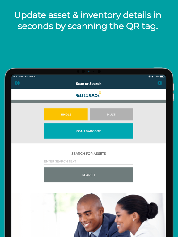 GoCodes Asset Tracking iPad screenshot 4 - Business app