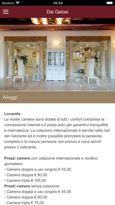 Screenshot #3 pour Ristorante Dai Gelosi