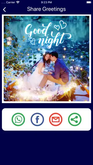 Good Night SMS screenshot 3
