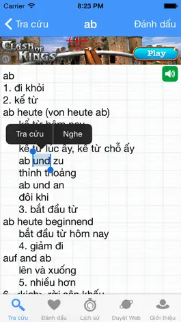 Game screenshot GVEDict - Từ Điển Đức Việt apk
