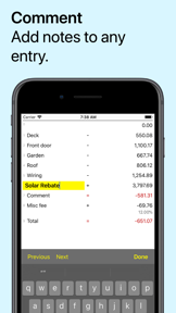 Digits Tape Calculator screenshot