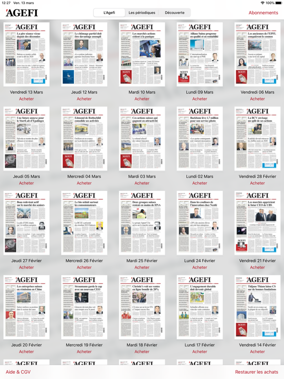 Screenshot #4 pour L'Agefi - Genève