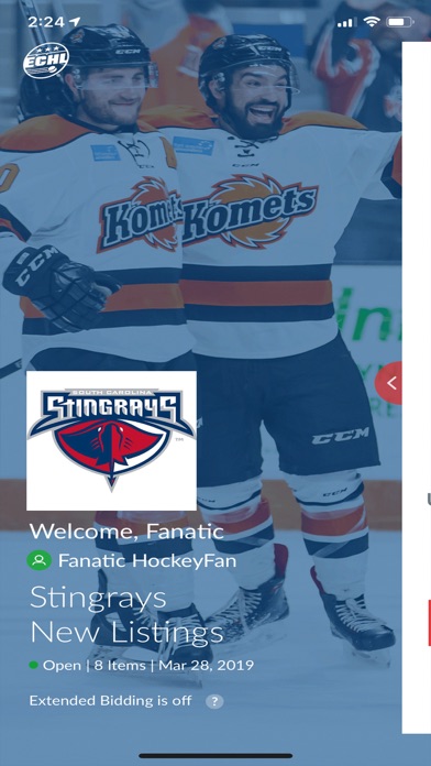 ECHL Auctions screenshot 2