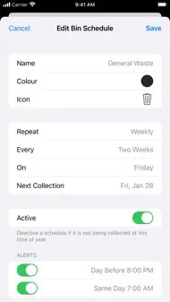Bin Day Alert iphone bilder 3