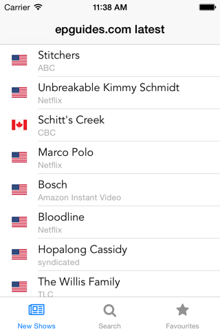 epguides.com Latest TV Shows screenshot 2