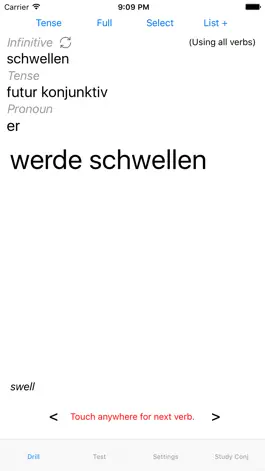 Game screenshot Verben - German Verb Trainer apk
