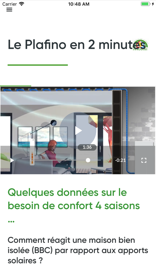#2. Innovert - Plafino (iOS) 由: ATLANTIC SOCIETE FRANCAISE DE DEVELOPPEMENT THERMIQUE