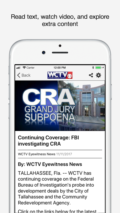 WCTV News Screenshot