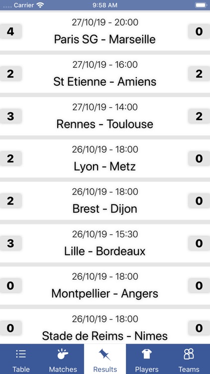 InfoLeague - French Ligue 1 screenshot-3