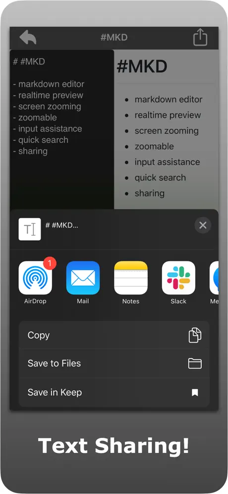 Markdown Editor - #MKD