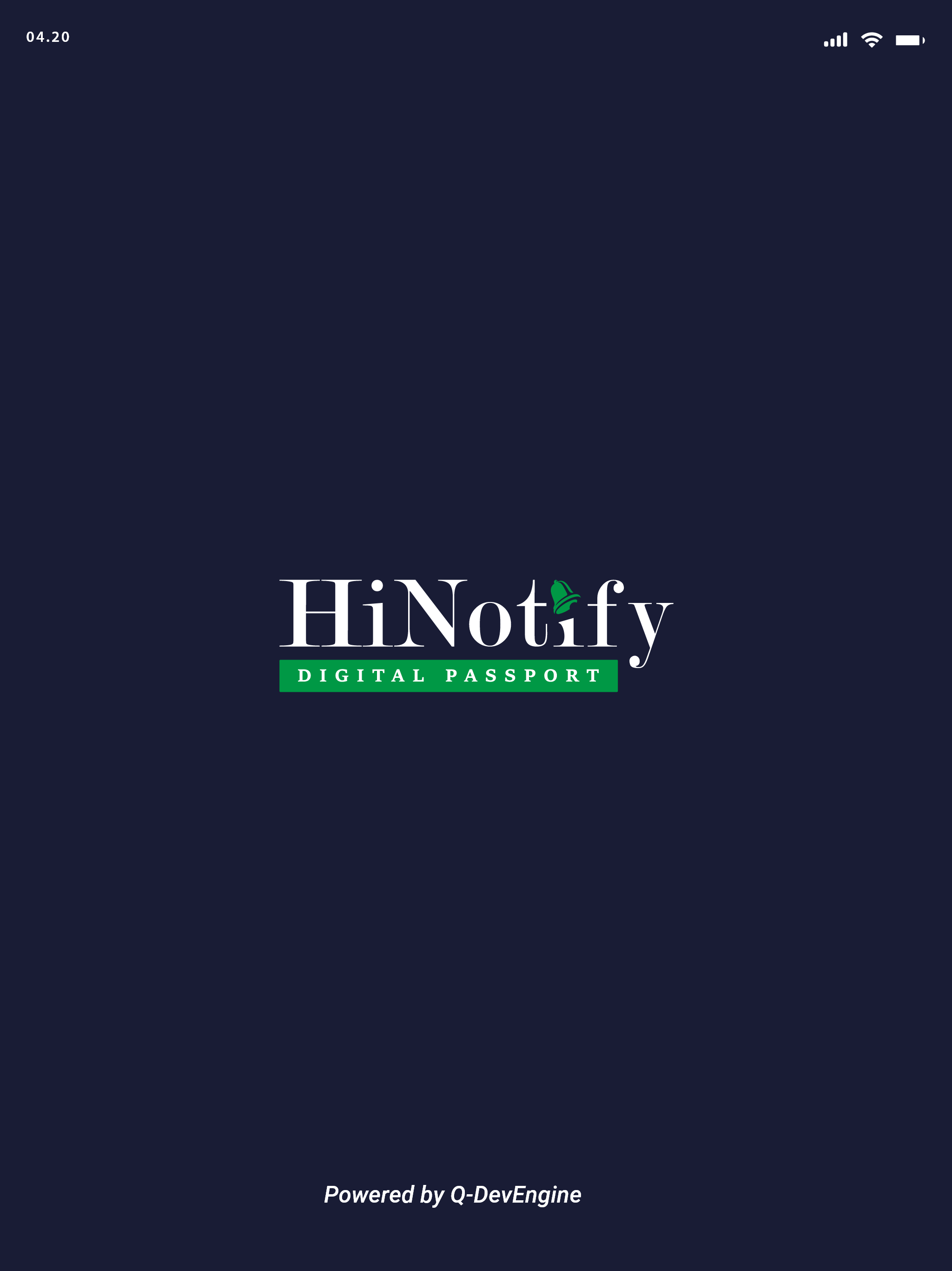 HiNotify Digital Passport