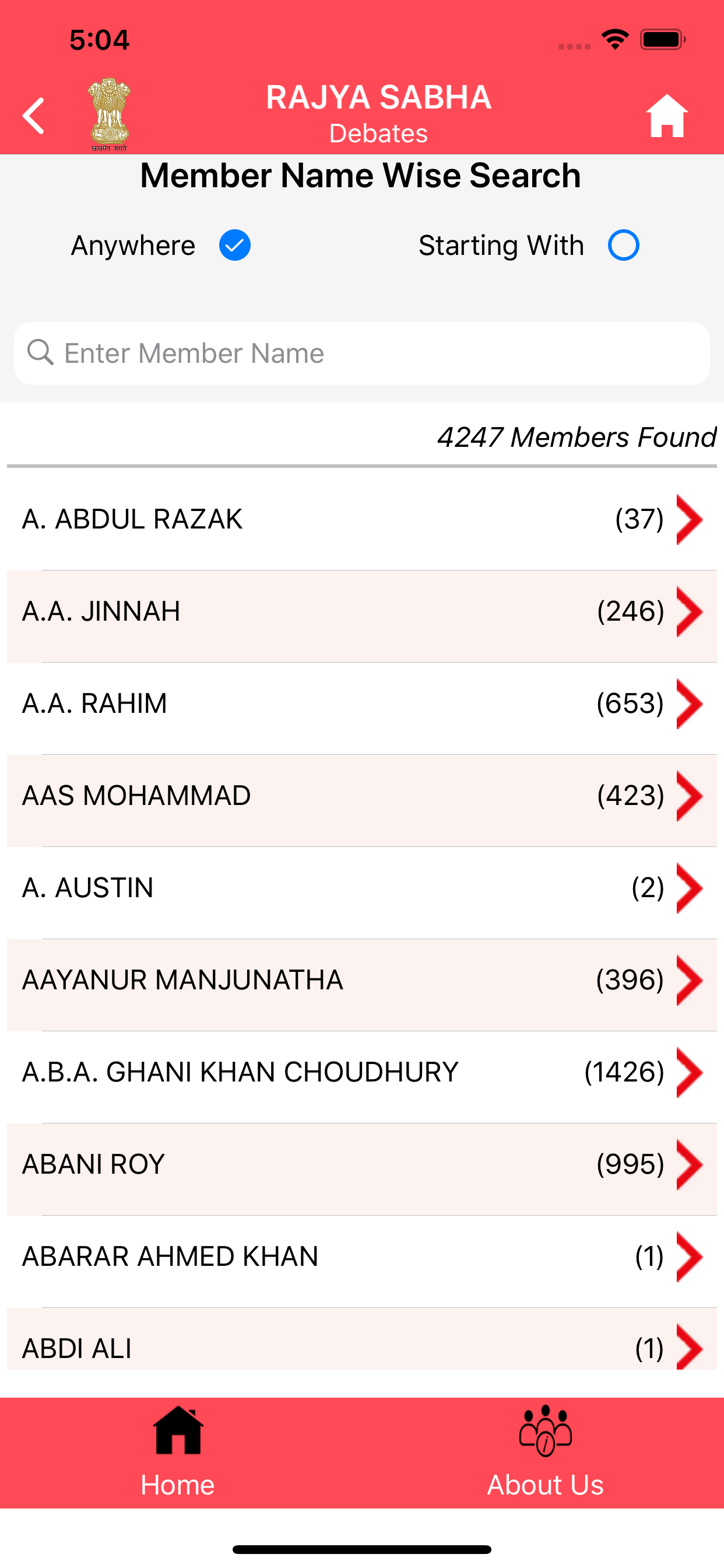 Rajya Sabha Debates