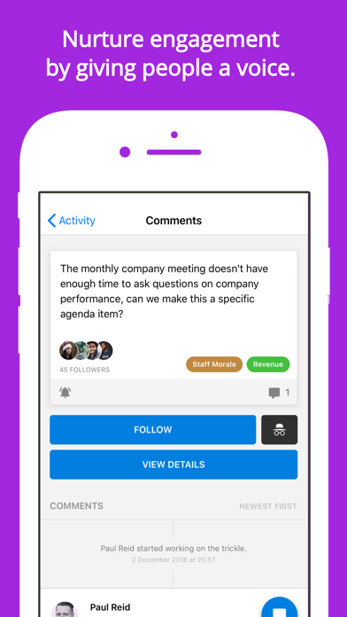 Trickle Mobile Screenshot