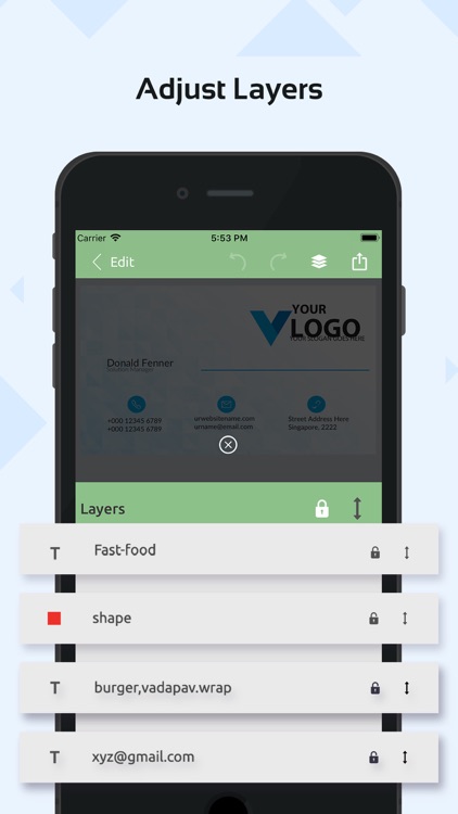 Visiting Card Designer