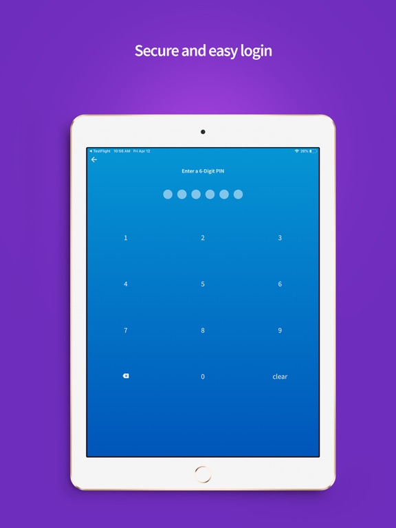 mMoney Wallet iPad screenshot 1 - Finance app