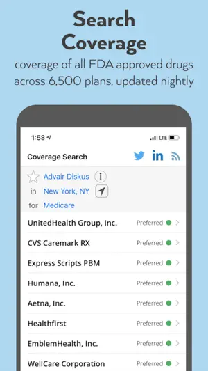 Coverage Search screenshot 1