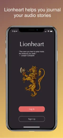 Game screenshot Lionheart - Record Your Story mod apk