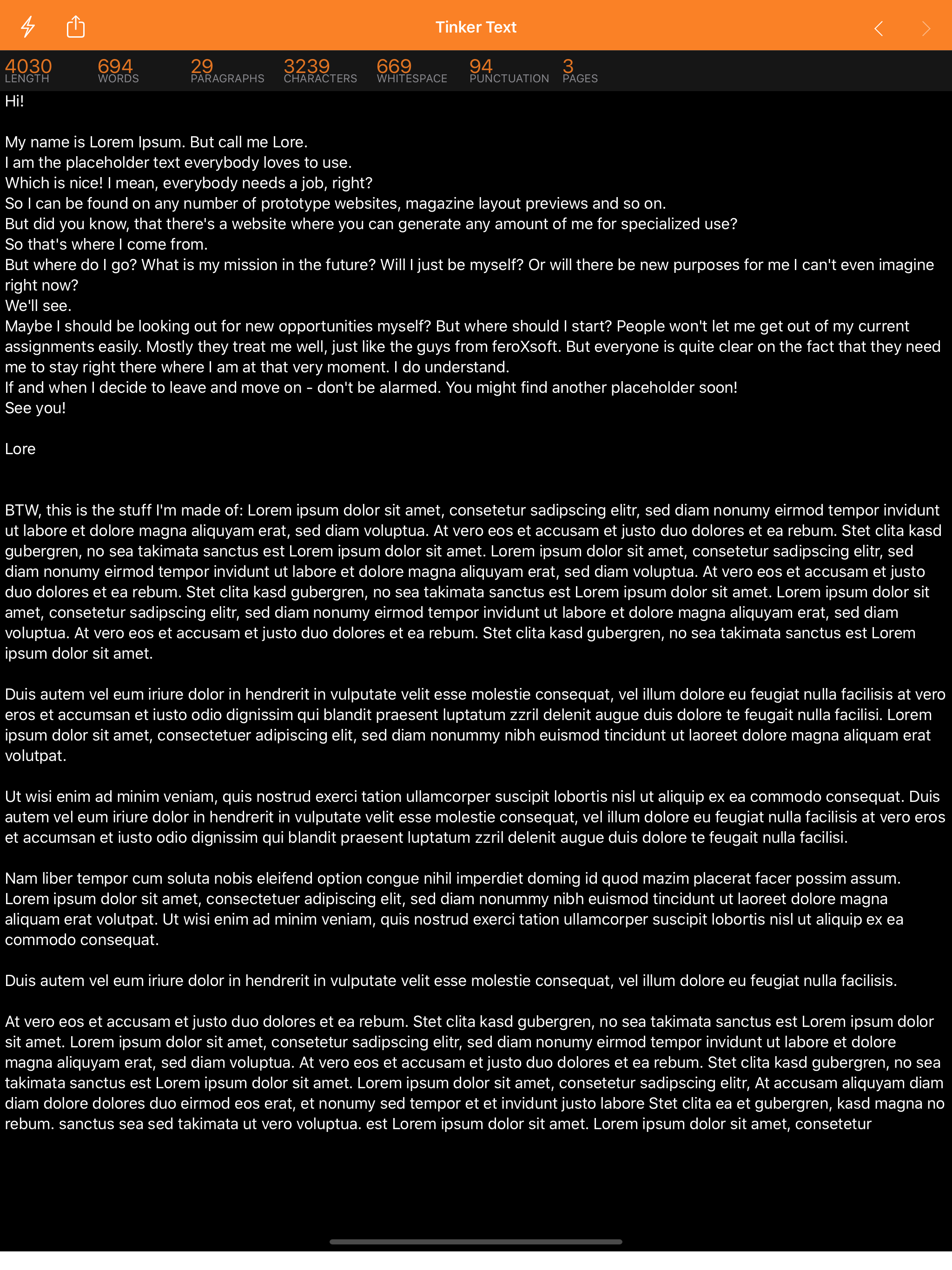 Tinker Text