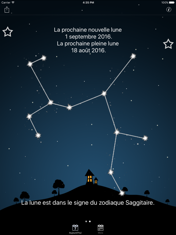 Screenshot #5 pour Phases de la lune calendrier