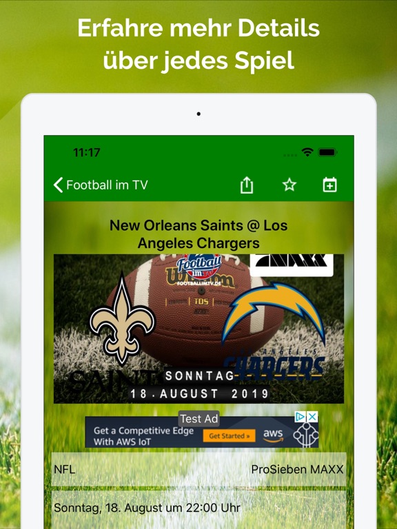 Screenshot #5 pour Football im TV live