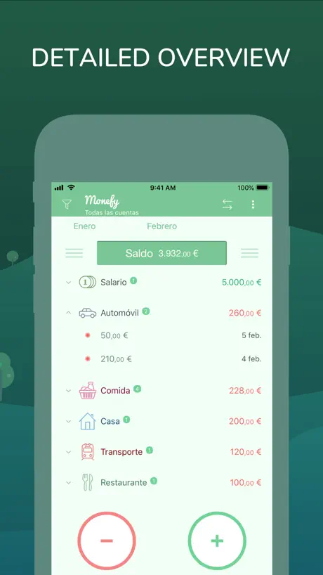 Monefy: Control de gastos