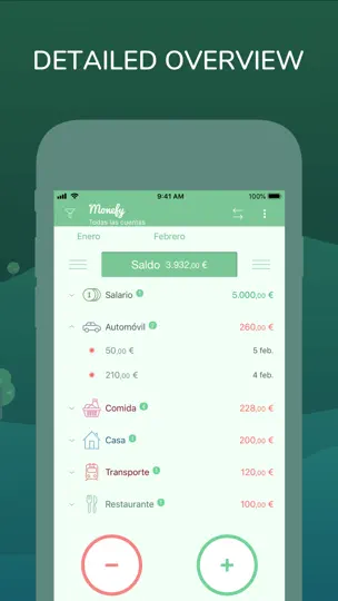 Captura de pantalla de Monefy: Control De Gastos en iPhone 2