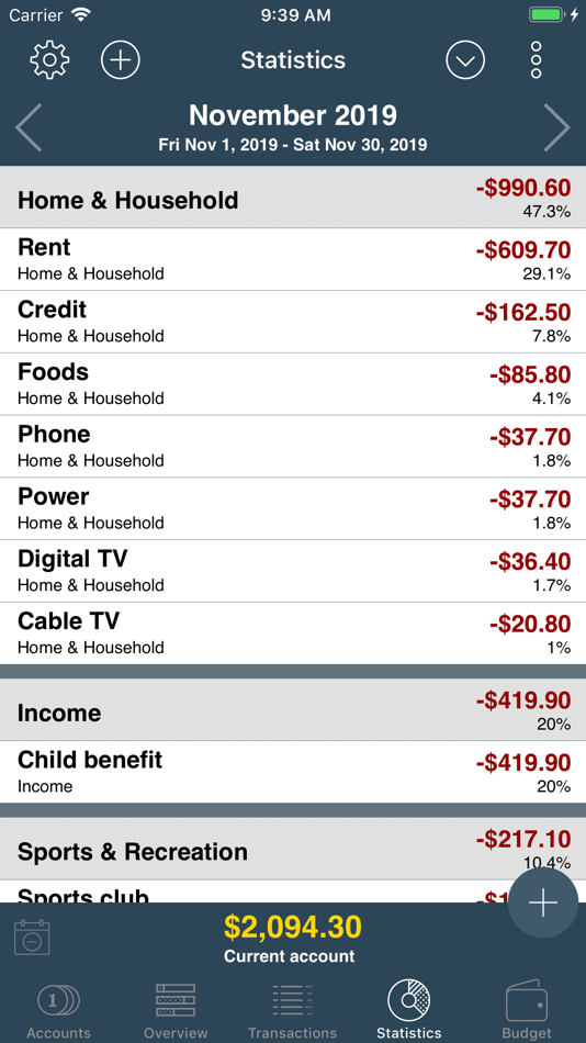 #7. My Budget Book (iOS) Podle: Christian Drapatz