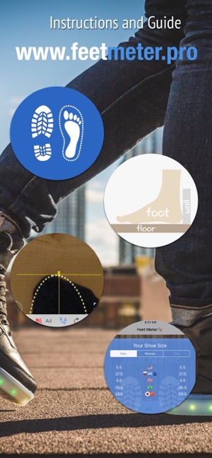 Feet Meter 写真からの靴と足のサイズ をapp Storeで