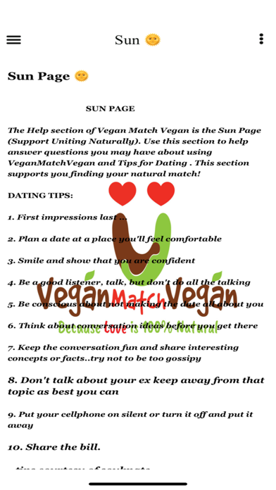 Vegan Match Vegan screenshot 3