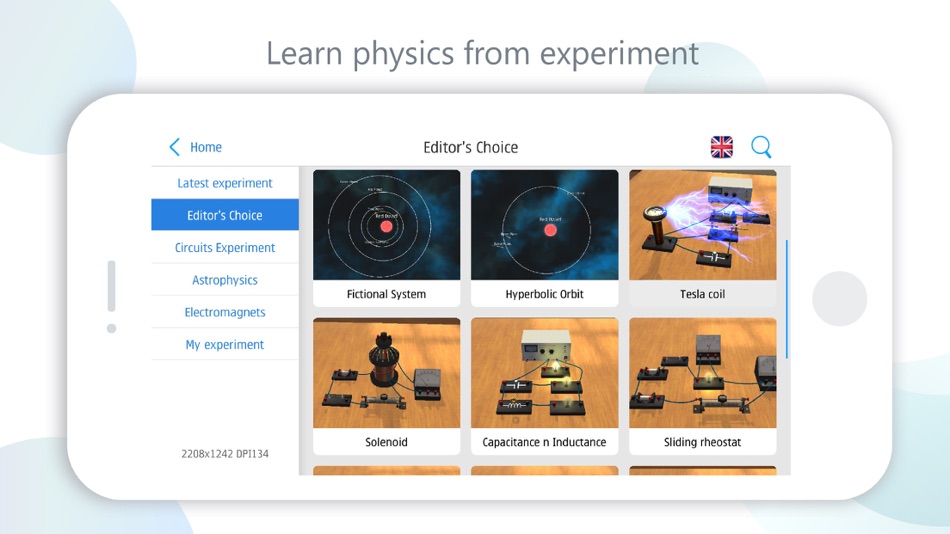 #2. Physics Lab AR (iOS) Podle: Turtle Sim LLC
