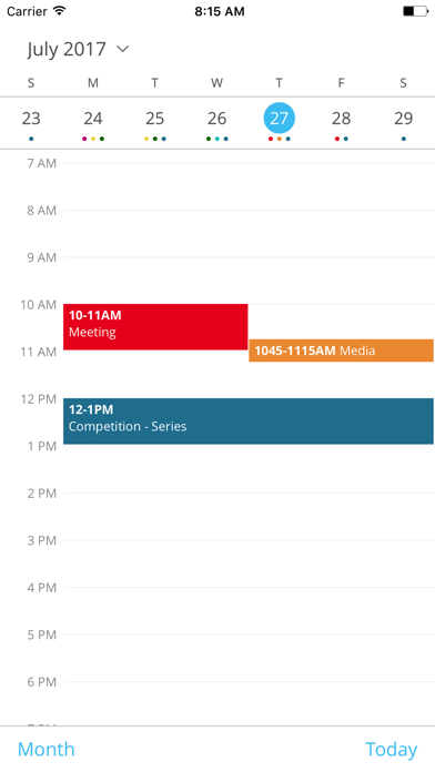 Screenshot #2 pour Rush - Team Calendar