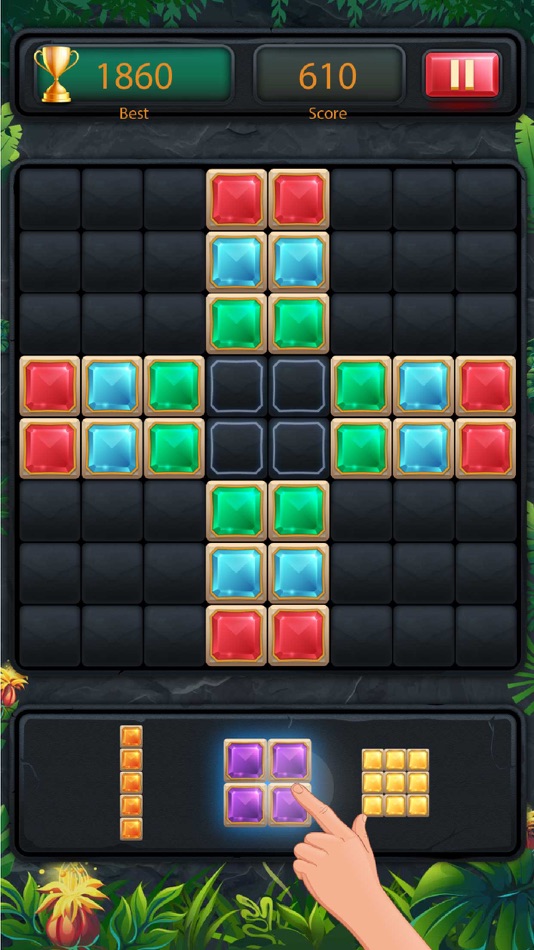 #4. Color Gems - Block Puzzle Game (iOS) By: TRAN BINH DUONG