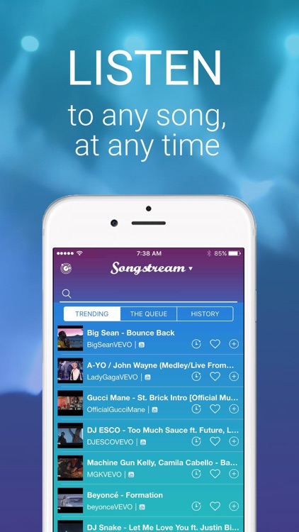 Songstream Music for YouTube