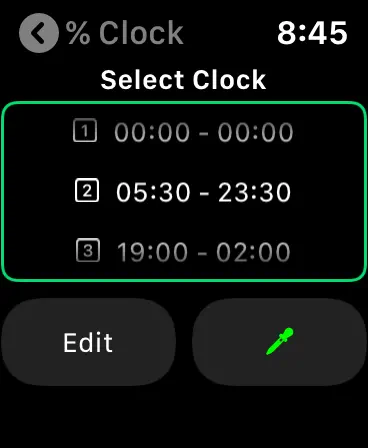 Screenshot #2 pour Percent Clock