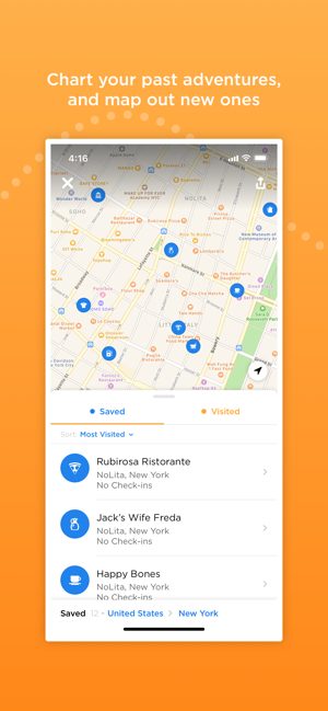 ‎Foursquare Swarm: Check-in App スクリーンショット