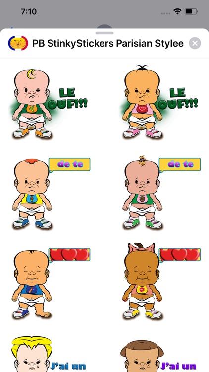 StinkyStickers Parisian Stylee