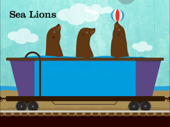 Peek-a-Zoo Train: Toddler Fun iPad screenshot 3 - Education app
