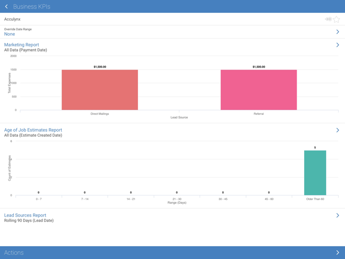 Acculynx Reports Plus