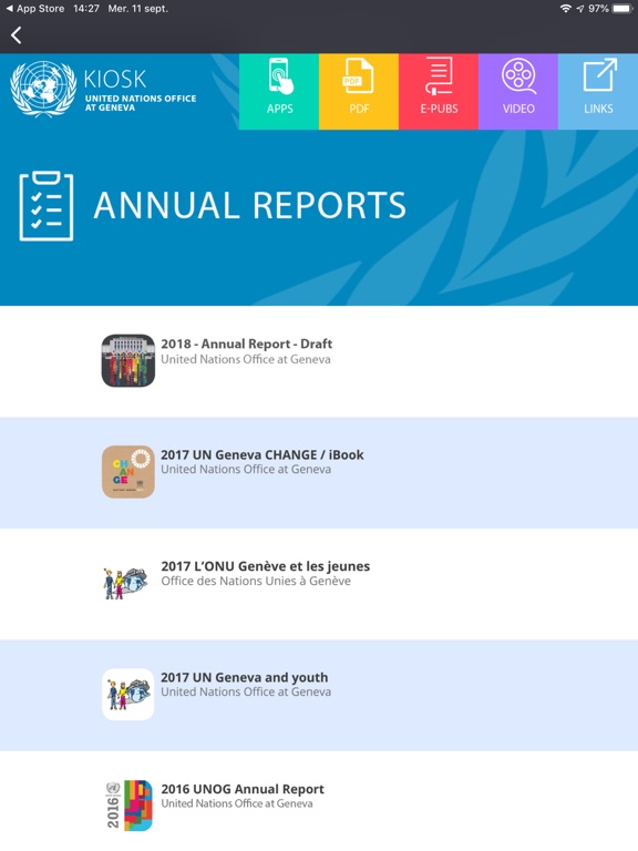 Screenshot #4 pour UNOG Kiosk