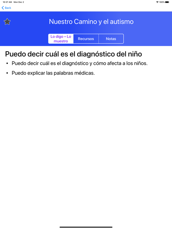 Screenshot #5 pour Nuestro Camino y el autismo