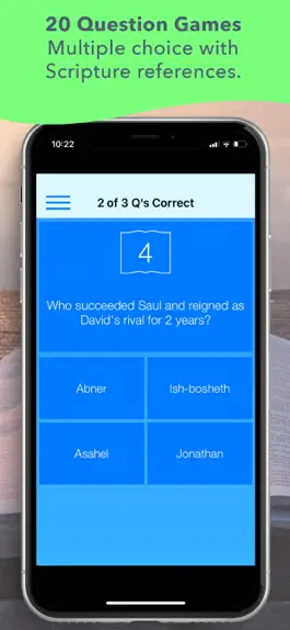 Game screenshot Bible Trivia Game Quiz apk