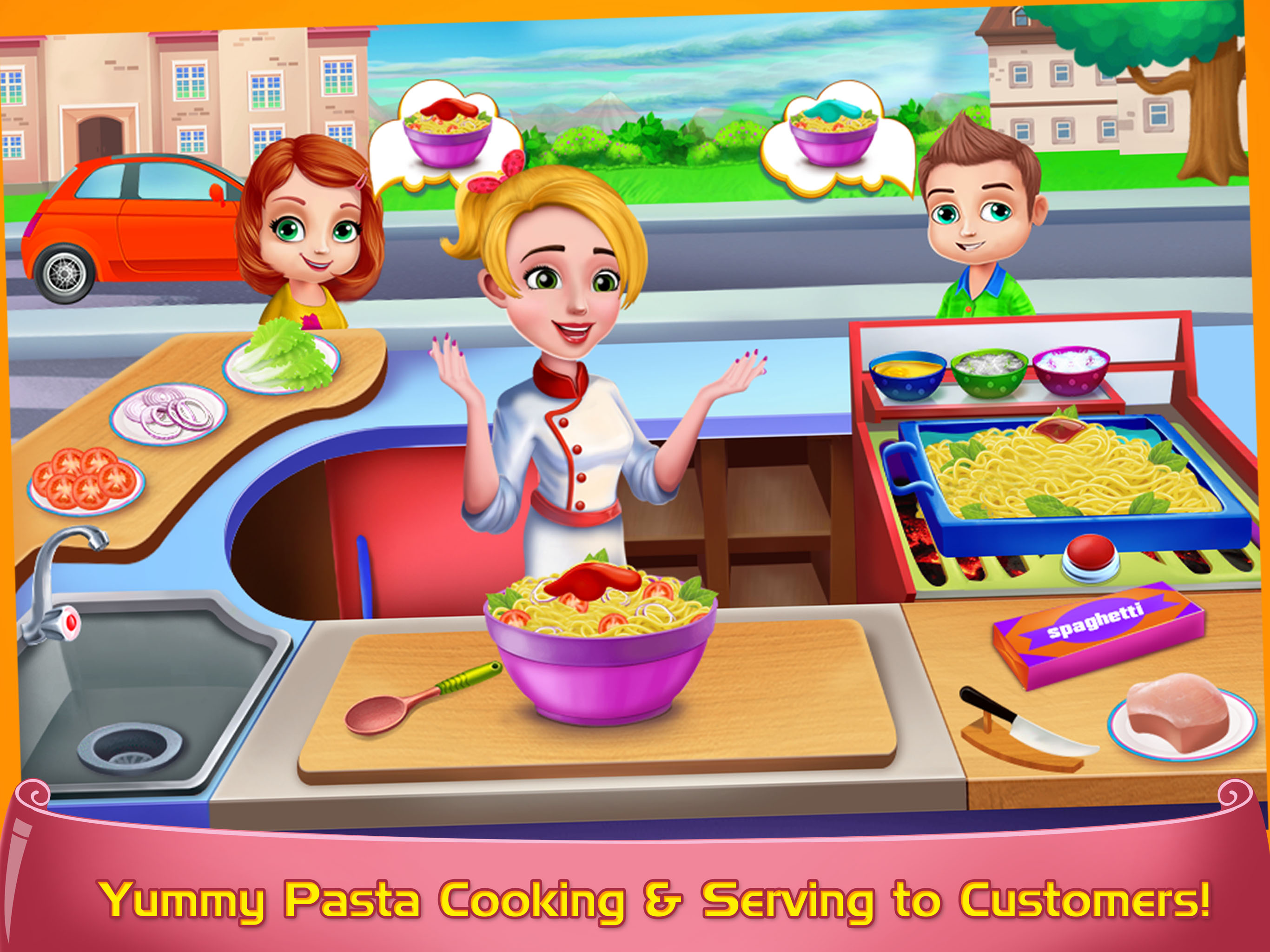 Healthy Food Truck Cooking
